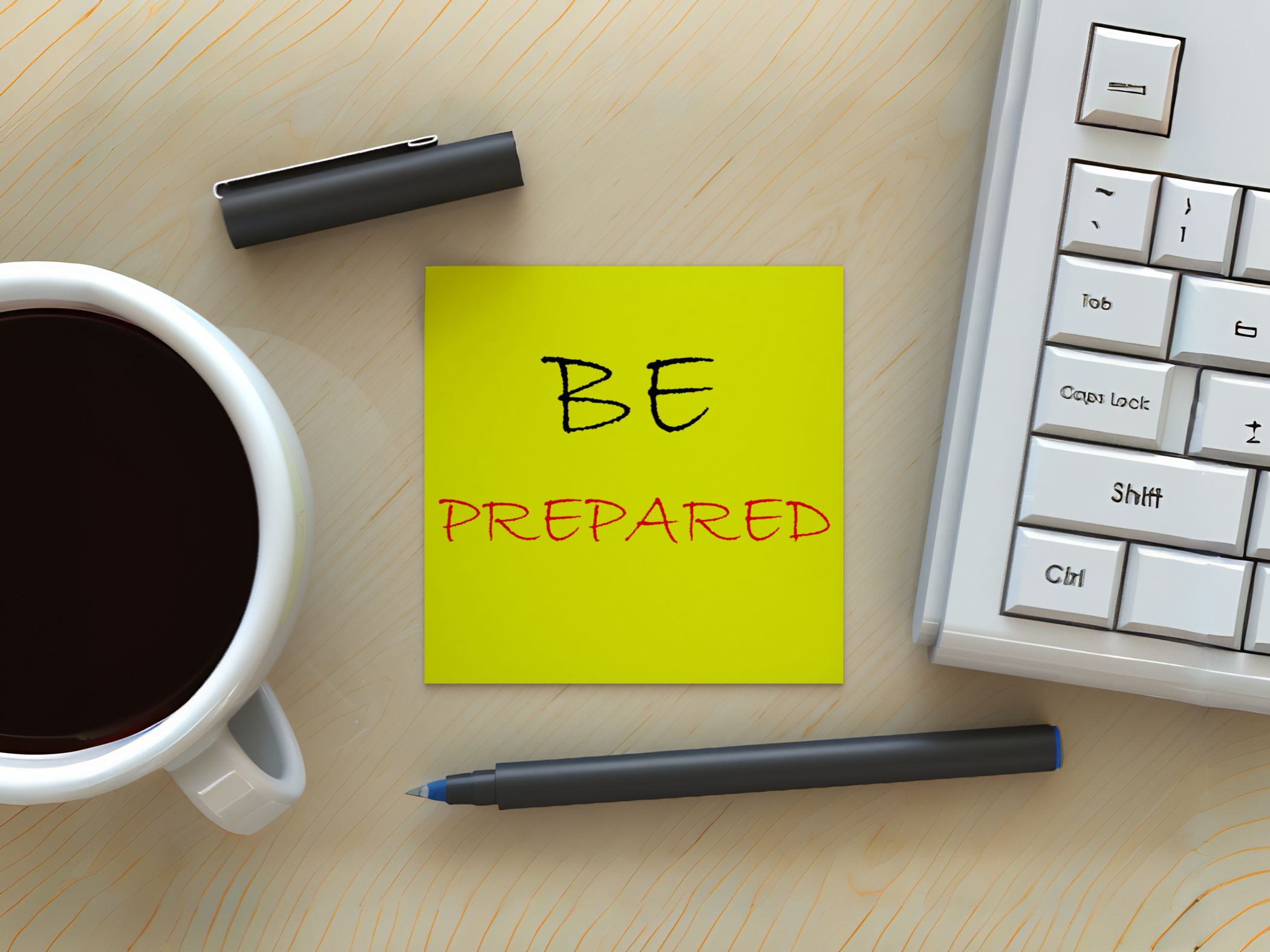 Be prepared