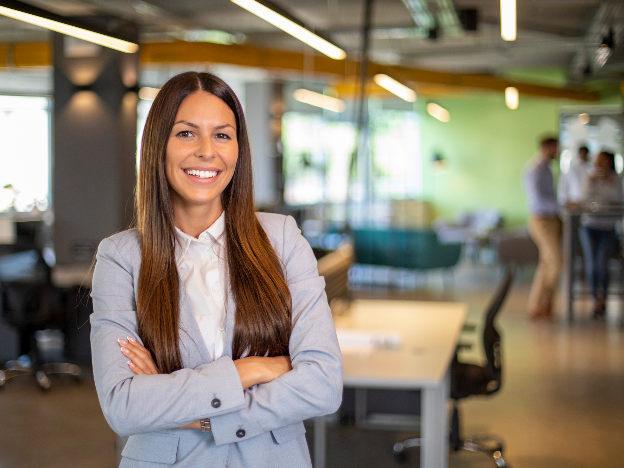 Businesswoman in office