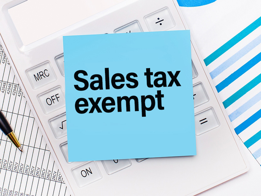 Sales tax exemption