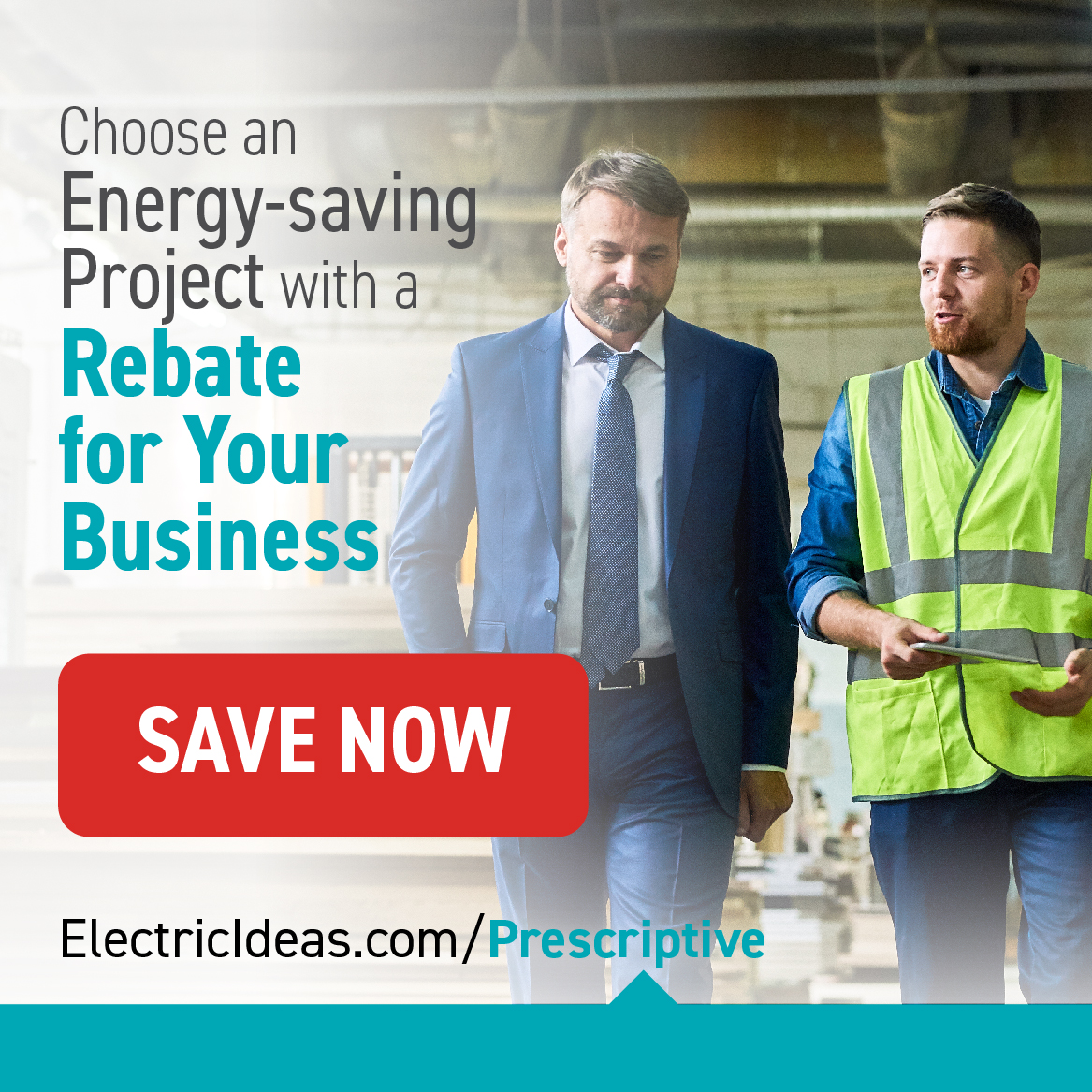 choose an energy-saving project with a rebate for your business