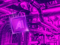 Steam pipes with AI icon