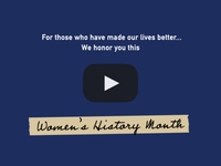 Womens History Month teaser