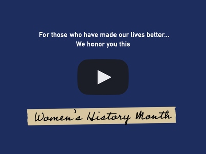 Womens History Month teaser