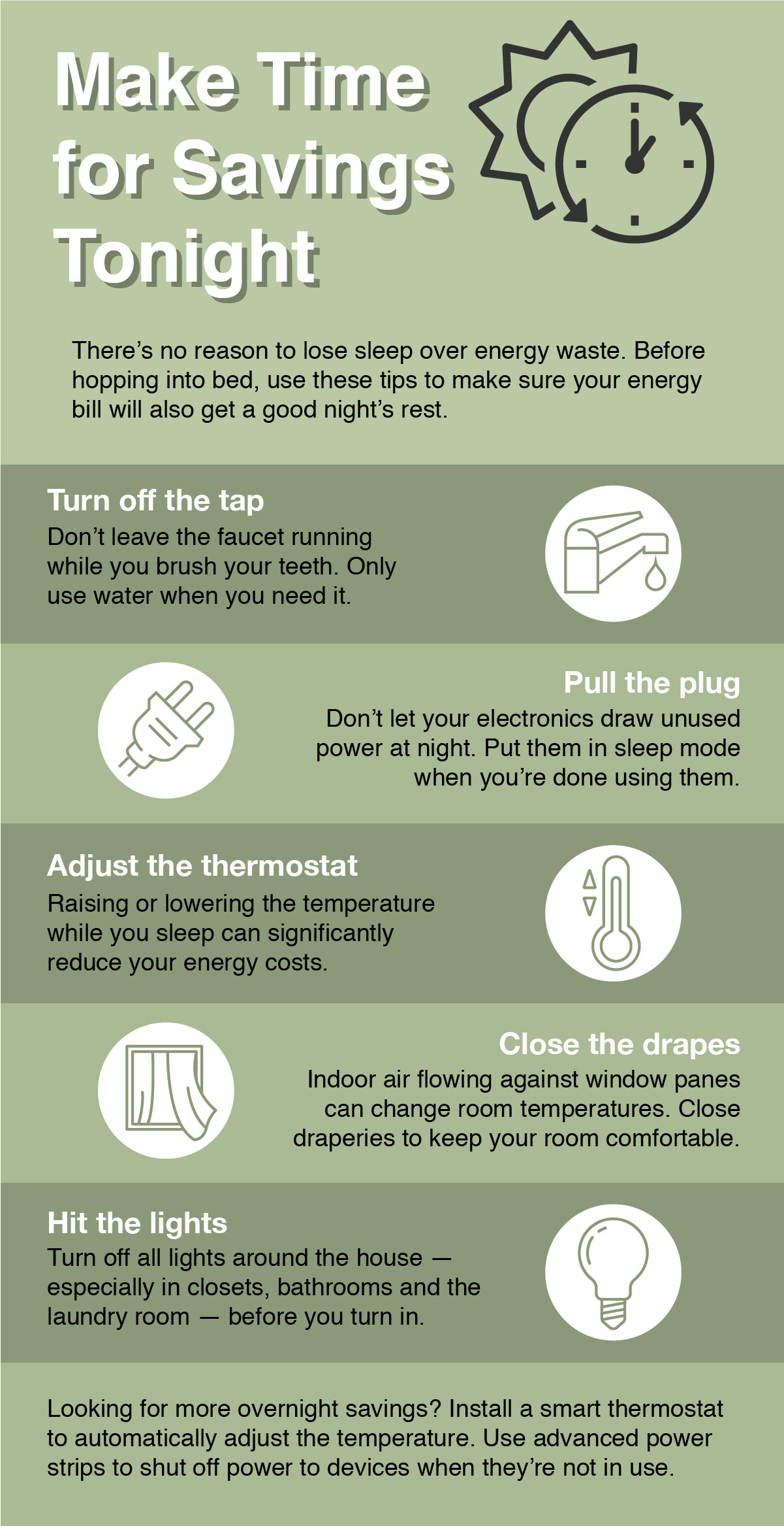 Make Time for Energy Savings Tonight