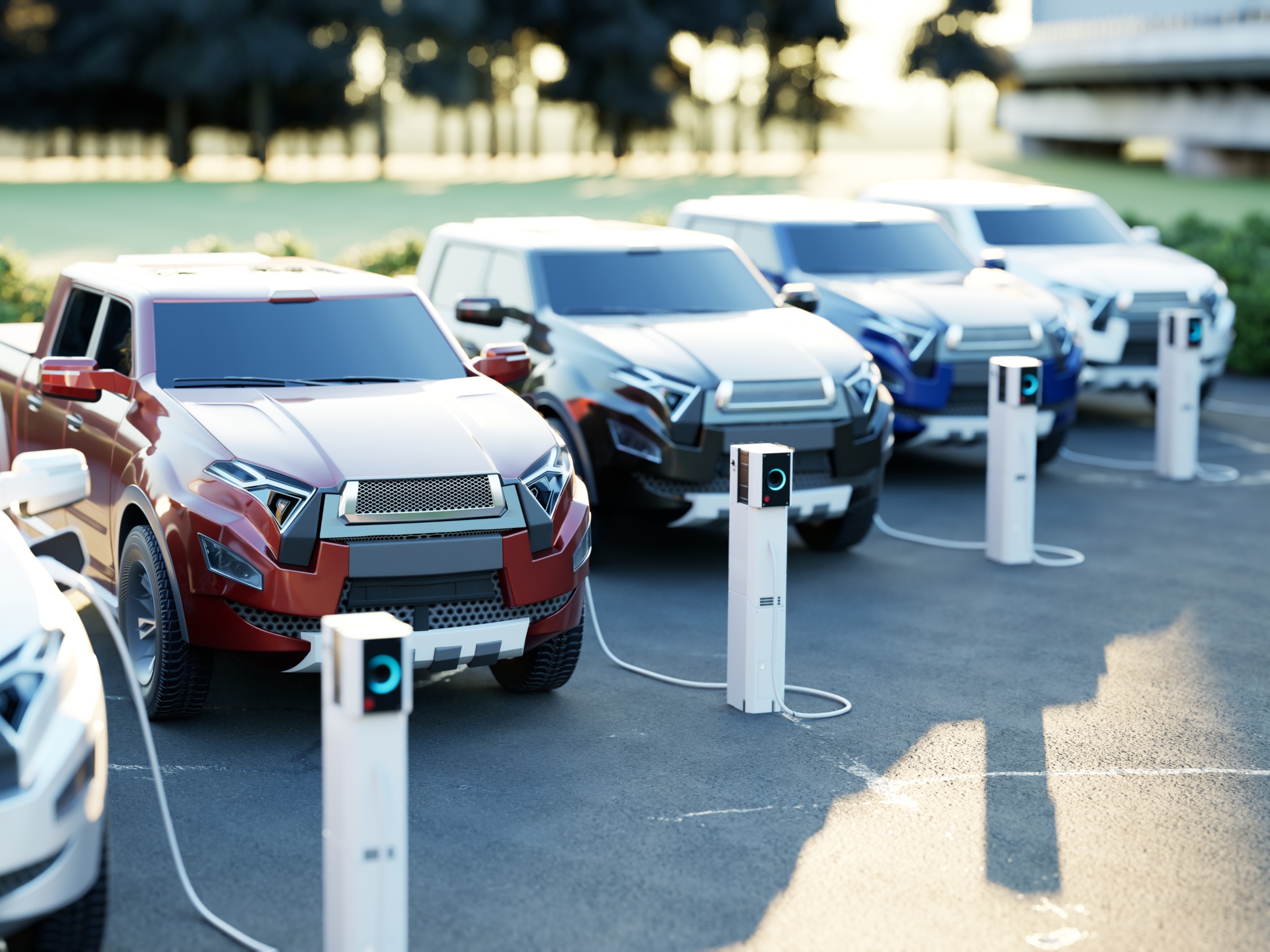 EVs charging