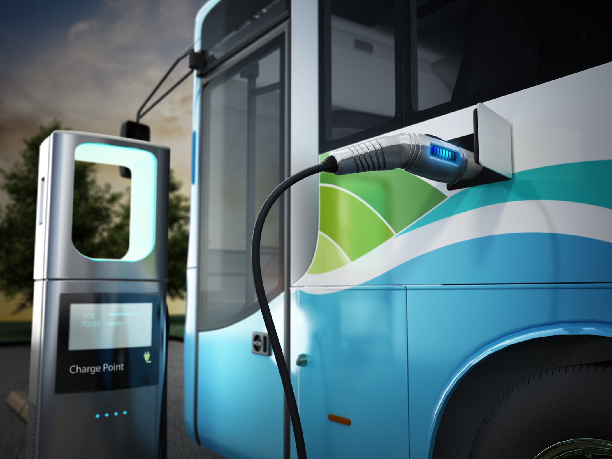 Cargando un autobus