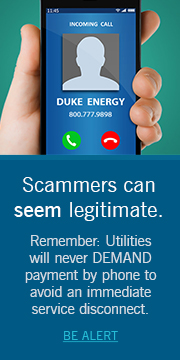 Scammers can seem legitimate. Remember: Utilities will never DEMAND payment by phone to avoid an immediate service disconnect.