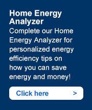 Home Energy Analyzer. Complete our Home Energy Analyzer for personalized energy efficiency tips on how you can save energy and money! Click here ->