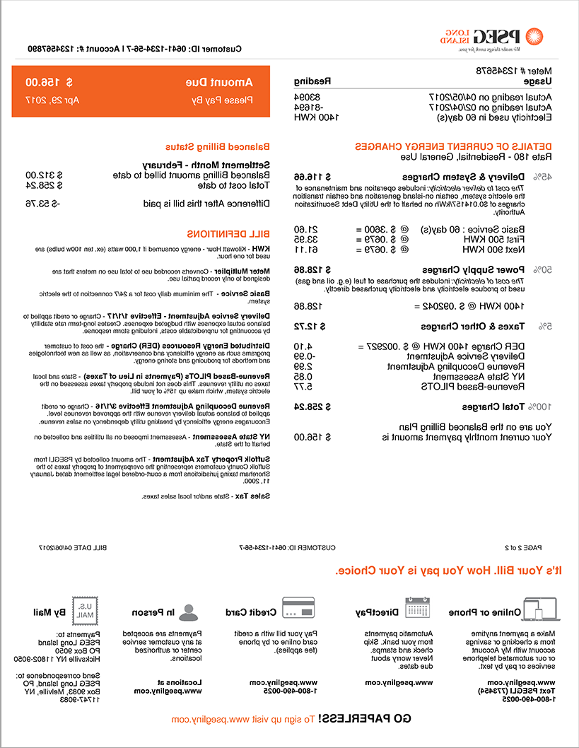 How to Read an Electric Meter - PSEG Long Island