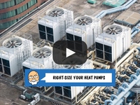 Right sizing heat pumps