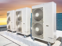 Air conditioning units on roof